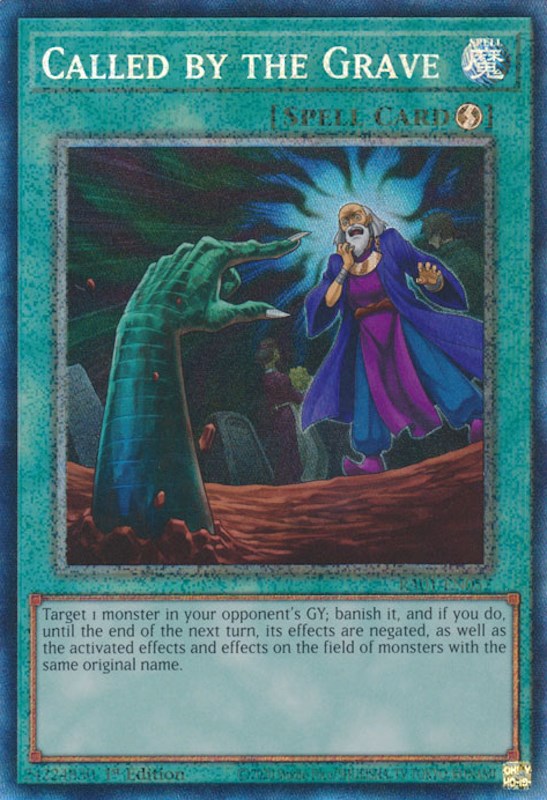 Called by the Grave [RA01-EN057] Prismatic Collector's Rare | Jomio and Rueliete's Cards and Comics