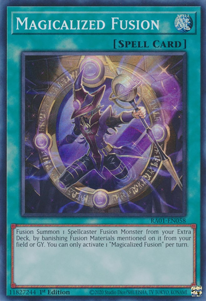 Magicalized Fusion [RA01-EN058] Super Rare | Jomio and Rueliete's Cards and Comics
