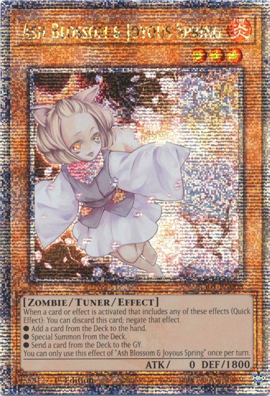 Ash Blossom & Joyous Spring [RA01-EN008] Quarter Century Secret Rare | Jomio and Rueliete's Cards and Comics