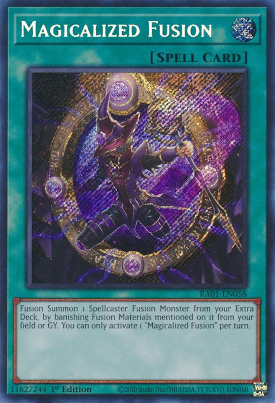 Magicalized Fusion [RA01-EN058] Secret Rare | Jomio and Rueliete's Cards and Comics