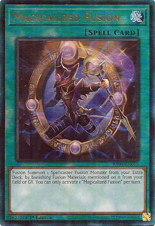 Magicalized Fusion [RA01-EN058] Prismatic Ultimate Rare | Jomio and Rueliete's Cards and Comics