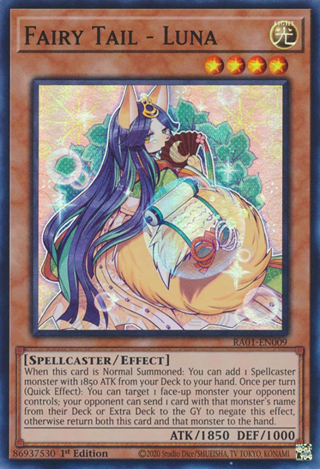 Fairy Tail - Luna [RA01-EN009] Super Rare | Jomio and Rueliete's Cards and Comics