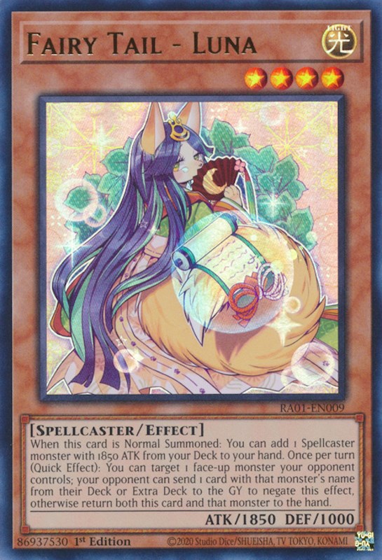 Fairy Tail - Luna [RA01-EN009] Ultra Rare | Jomio and Rueliete's Cards and Comics