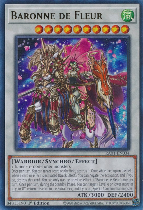 Baronne de Fleur [RA01-EN034] Ultra Rare | Jomio and Rueliete's Cards and Comics