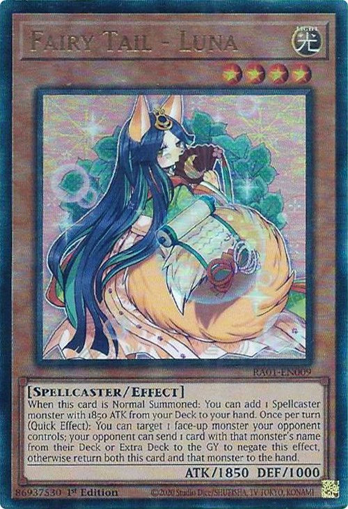Fairy Tail - Luna [RA01-EN009] Prismatic Ultimate Rare | Jomio and Rueliete's Cards and Comics