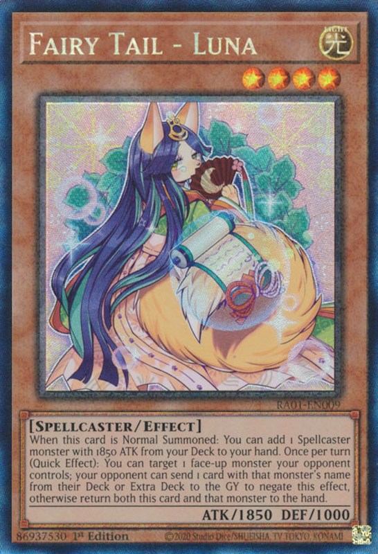 Fairy Tail - Luna [RA01-EN009] Prismatic Collector's Rare | Jomio and Rueliete's Cards and Comics