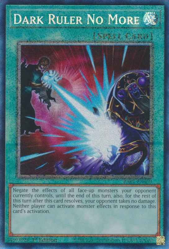 Dark Ruler No More [RA01-EN060] Prismatic Collector's Rare | Jomio and Rueliete's Cards and Comics