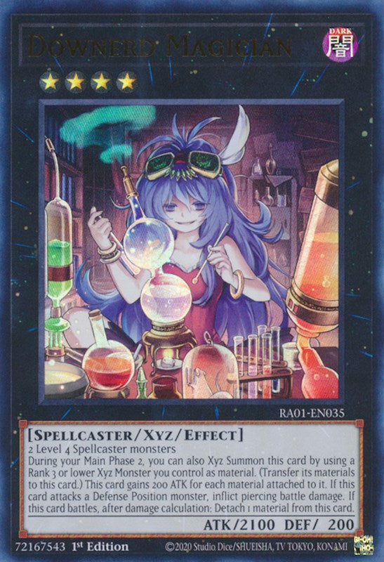 Downerd Magician [RA01-EN035] Ultra Rare | Jomio and Rueliete's Cards and Comics