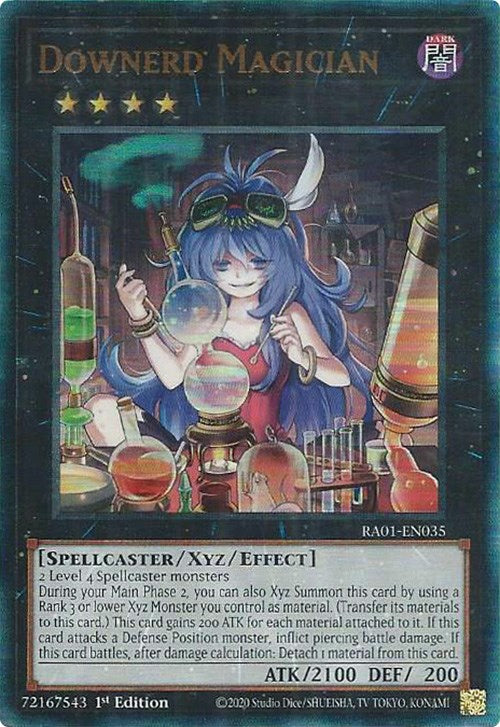Downerd Magician [RA01-EN035] Prismatic Ultimate Rare | Jomio and Rueliete's Cards and Comics
