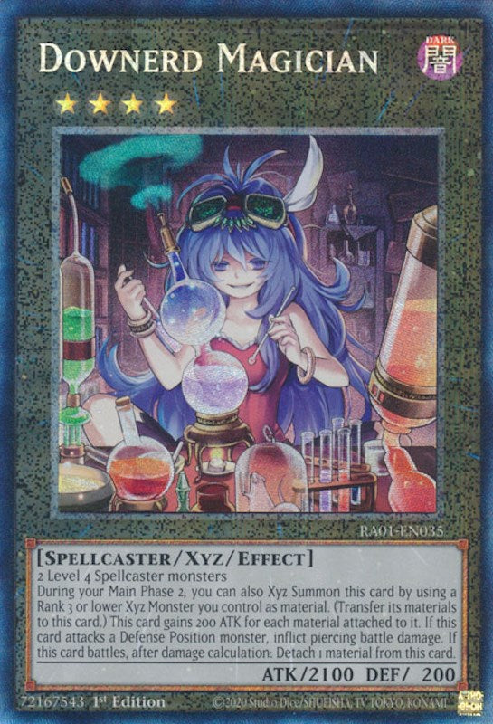Downerd Magician [RA01-EN035] Prismatic Collector's Rare | Jomio and Rueliete's Cards and Comics