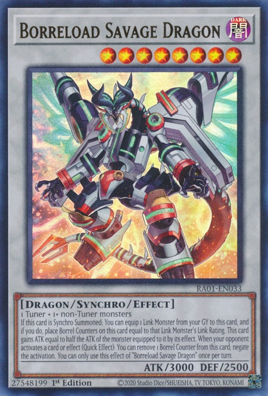 Borreload Savage Dragon [RA01-EN033] Ultra Rare | Jomio and Rueliete's Cards and Comics