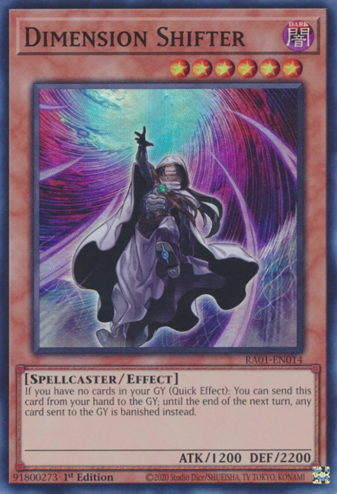 Dimension Shifter [RA01-EN014] Super Rare | Jomio and Rueliete's Cards and Comics