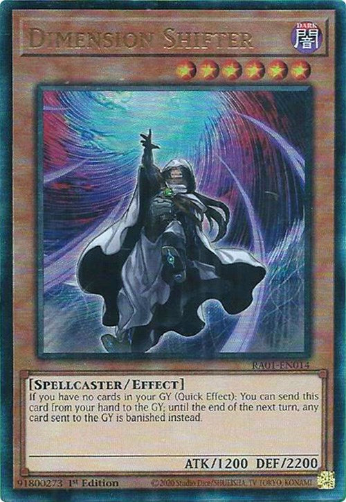 Dimension Shifter [RA01-EN014] Prismatic Ultimate Rare | Jomio and Rueliete's Cards and Comics