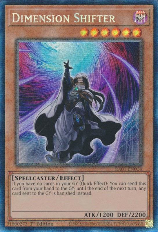 Dimension Shifter [RA01-EN014] Prismatic Collector's Rare | Jomio and Rueliete's Cards and Comics