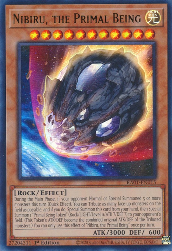 Nibiru, the Primal Being [RA01-EN015] Ultra Rare | Jomio and Rueliete's Cards and Comics