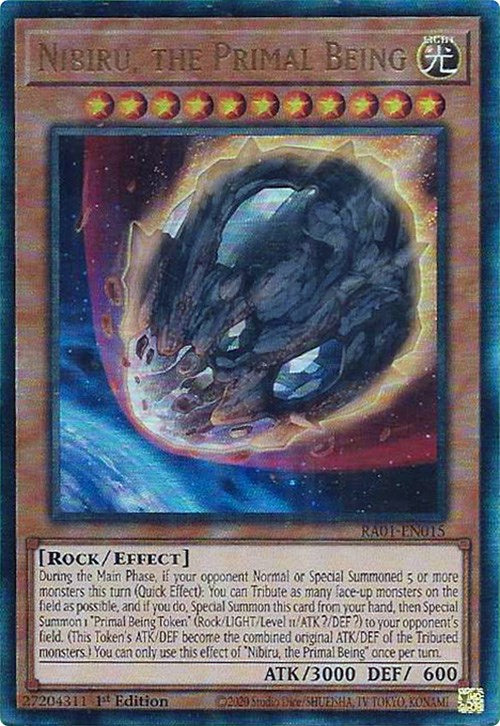 Nibiru, the Primal Being [RA01-EN015] Prismatic Ultimate Rare | Jomio and Rueliete's Cards and Comics