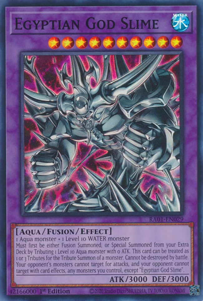 Egyptian God Slime [RA01-EN029] Super Rare | Jomio and Rueliete's Cards and Comics