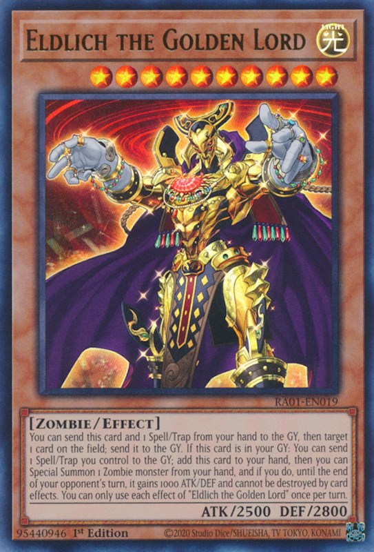 Eldlich the Golden Lord [RA01-EN019] Ultra Rare | Jomio and Rueliete's Cards and Comics