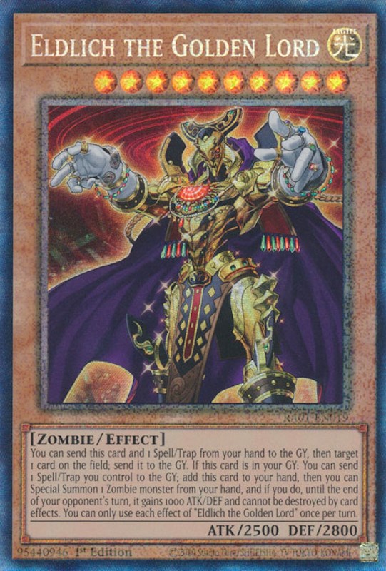 Eldlich the Golden Lord [RA01-EN019] Prismatic Collector's Rare | Jomio and Rueliete's Cards and Comics