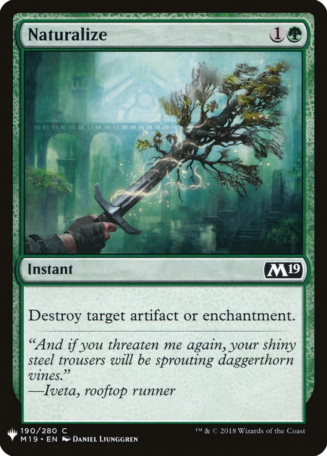 Naturalize [Mystery Booster] | Jomio and Rueliete's Cards and Comics