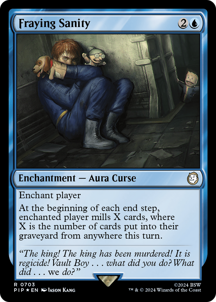 Fraying Sanity (Surge Foil) [Fallout] | Jomio and Rueliete's Cards and Comics