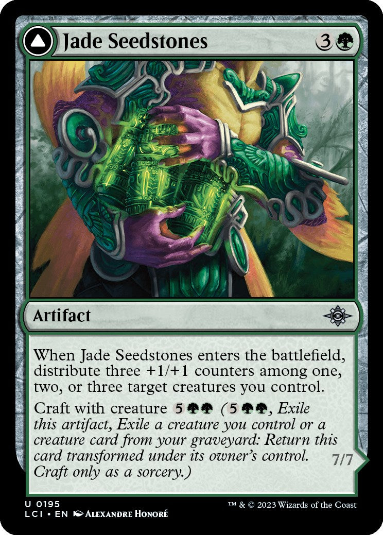 Jade Seedstones [The Lost Caverns of Ixalan] | Jomio and Rueliete's Cards and Comics