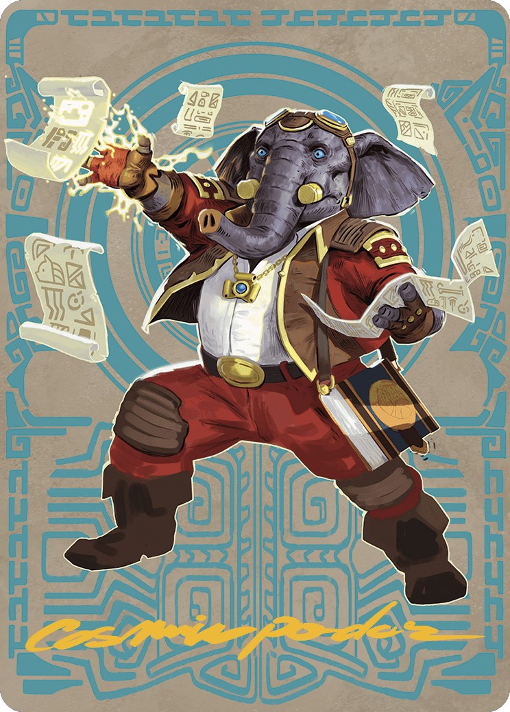 Quintorius Kand Art Card (65/81) (Gold-Stamped Signature) [The Lost Caverns of Ixalan Art Series] | Jomio and Rueliete's Cards and Comics