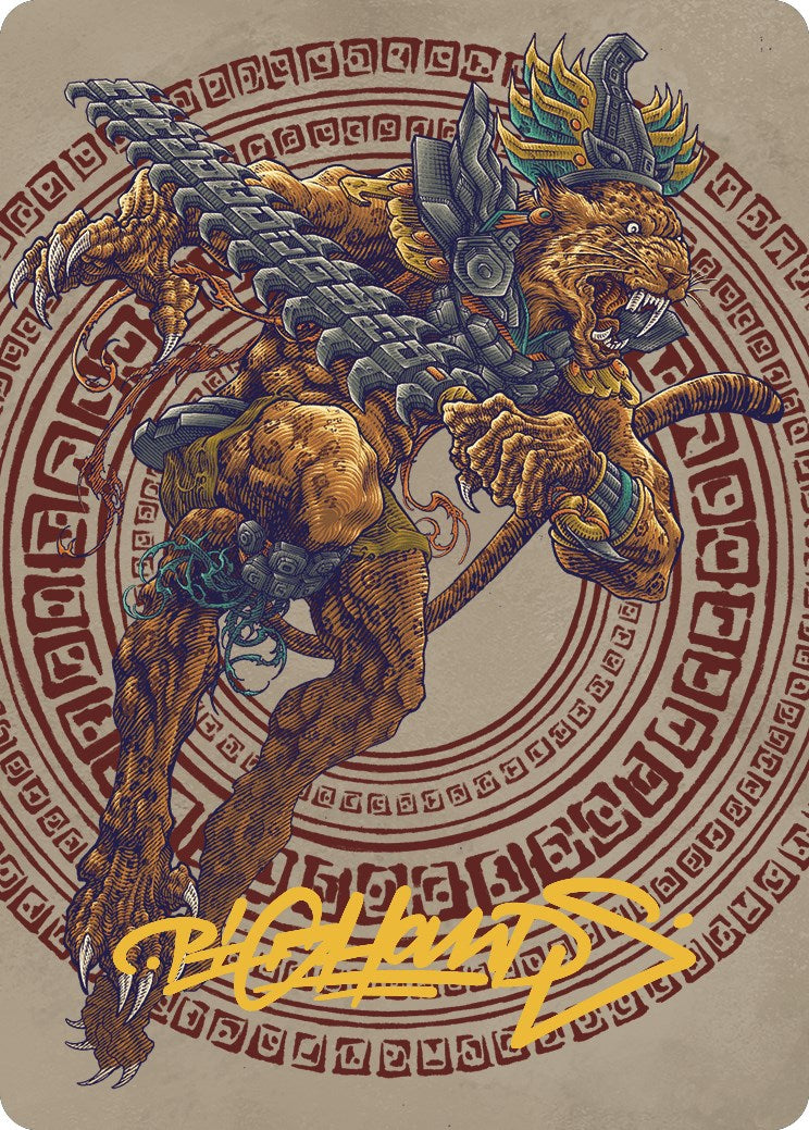 Sovereign Okinec Ahau Art Card (Gold-Stamped Signature) [The Lost Caverns of Ixalan Art Series] | Jomio and Rueliete's Cards and Comics