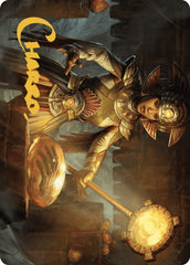 Curator of Sun's Creation Art Card (Gold-Stamped Signature) [The Lost Caverns of Ixalan Art Series] | Jomio and Rueliete's Cards and Comics
