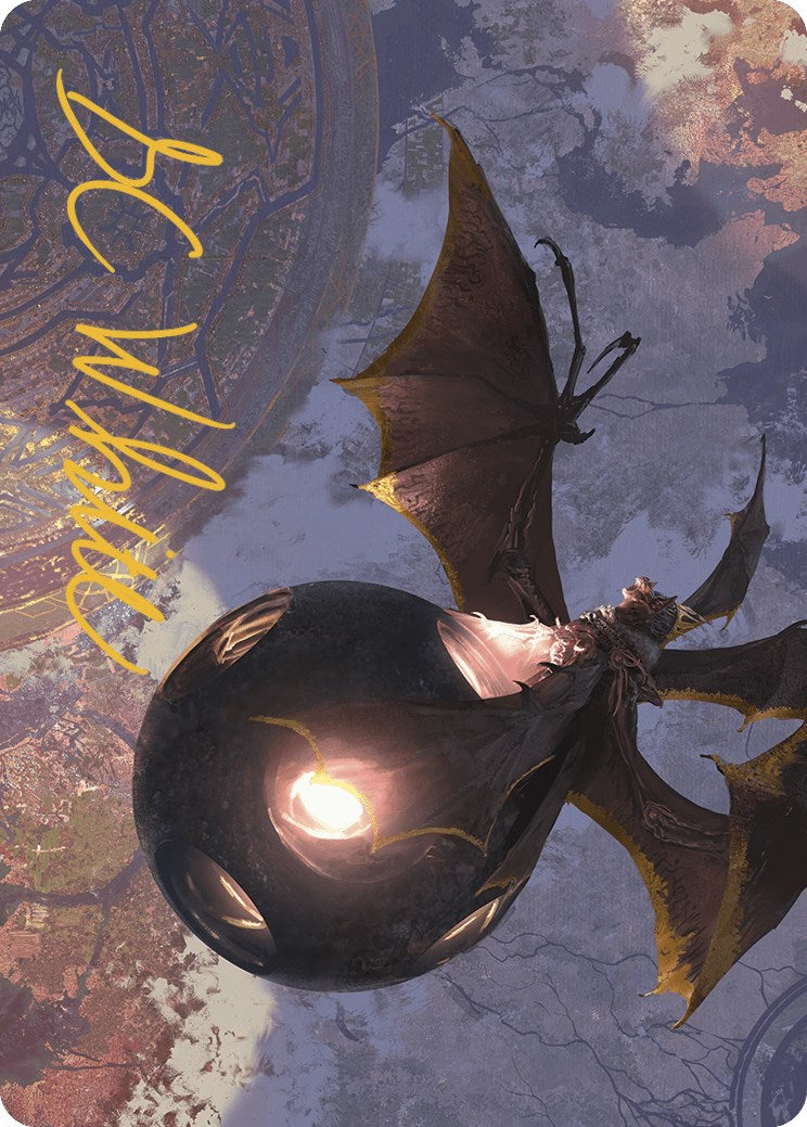 Malicious Eclipse Art Card (Gold-Stamped Signature) [The Lost Caverns of Ixalan Art Series] | Jomio and Rueliete's Cards and Comics