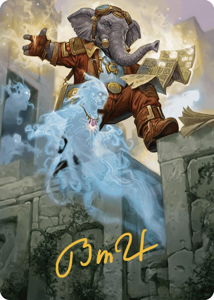 Quintorius Kand Art Card (37/81) (Gold-Stamped Signature) [The Lost Caverns of Ixalan Art Series] | Jomio and Rueliete's Cards and Comics