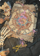 Map Token Art Card (Gold-Stamped Signature) [The Lost Caverns of Ixalan Art Series] | Jomio and Rueliete's Cards and Comics