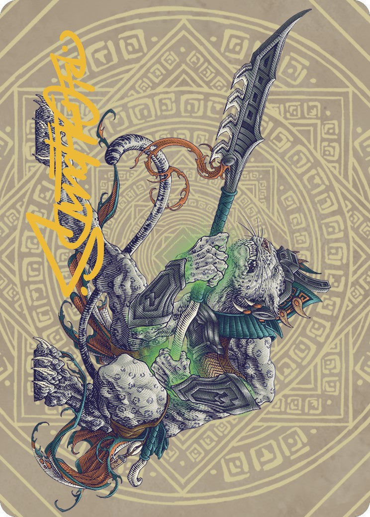 Kutzil, Malamet Exemplar Art Card (Gold-Stamped Signature) [The Lost Caverns of Ixalan Art Series] | Jomio and Rueliete's Cards and Comics