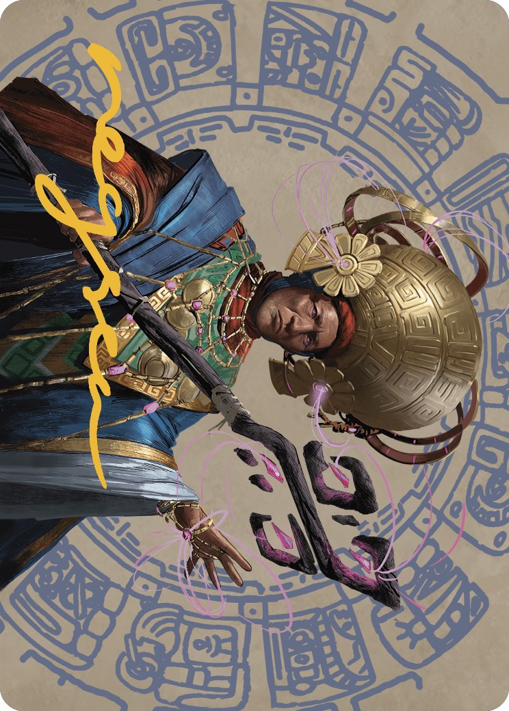 Akal Pakal, First Among Equals Art Card (46/81) (Gold-Stamped Signature) [The Lost Caverns of Ixalan Art Series] | Jomio and Rueliete's Cards and Comics
