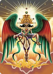 Resplendent Angel Art Card (59/81) (Gold-Stamped Signature) [The Lost Caverns of Ixalan Art Series] | Jomio and Rueliete's Cards and Comics