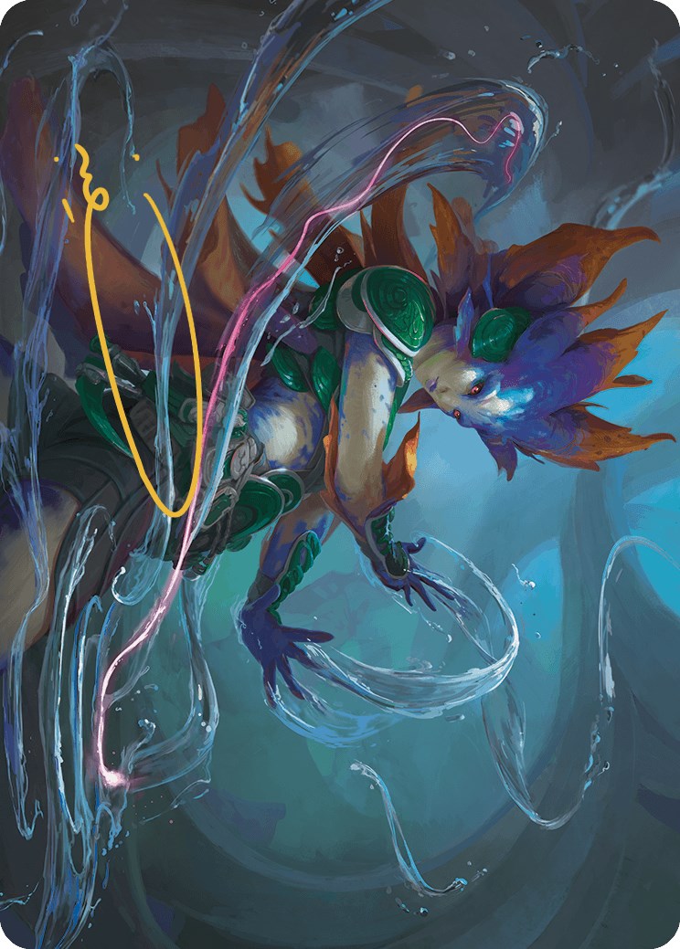 Nicanzil, Current Conductor Art Card (Gold-Stamped Signature) [The Lost Caverns of Ixalan Art Series] | Jomio and Rueliete's Cards and Comics