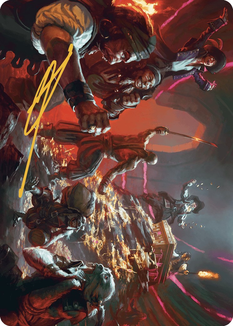 Hit the Mother Lode Art Card (Gold-Stamped Signature) [The Lost Caverns of Ixalan Art Series] | Jomio and Rueliete's Cards and Comics