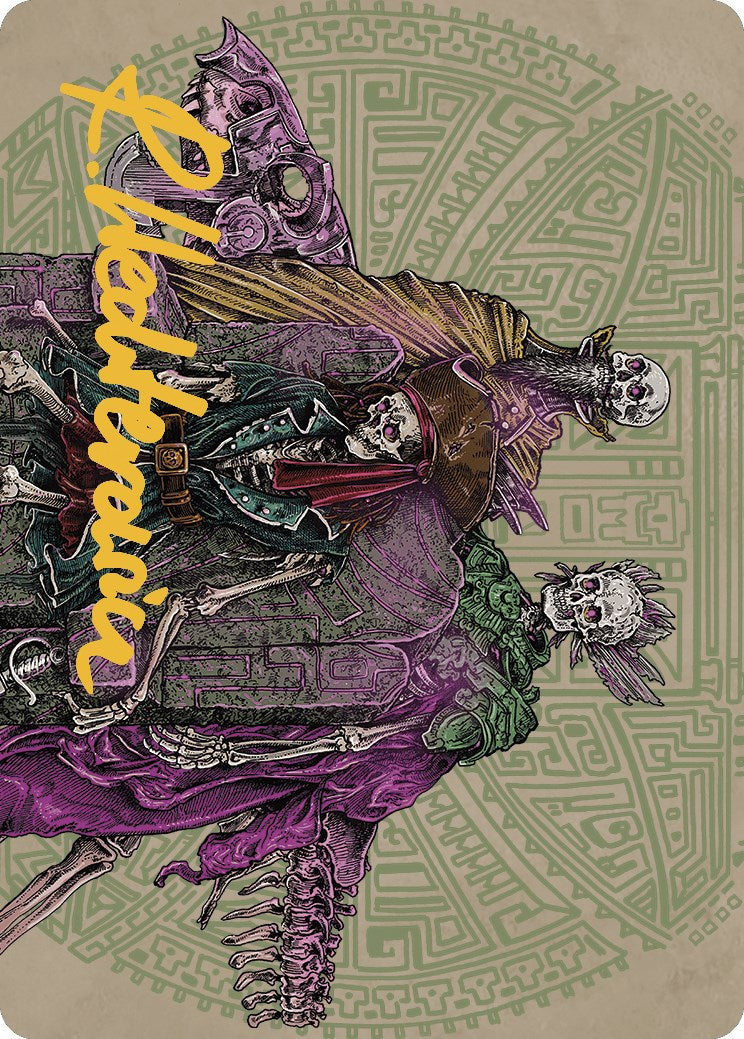 Throne of the Grim Captain Art Card (Gold-Stamped Signature) [The Lost Caverns of Ixalan Art Series] | Jomio and Rueliete's Cards and Comics