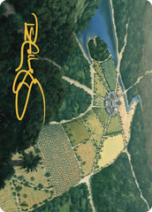 Restless Prairie Art Card (Gold-Stamped Signature) [The Lost Caverns of Ixalan Art Series] | Jomio and Rueliete's Cards and Comics