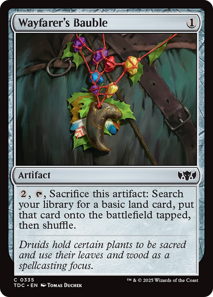 Wayfarer's Bauble [Tarkir: Dragonstorm Commander] | Jomio and Rueliete's Cards and Comics