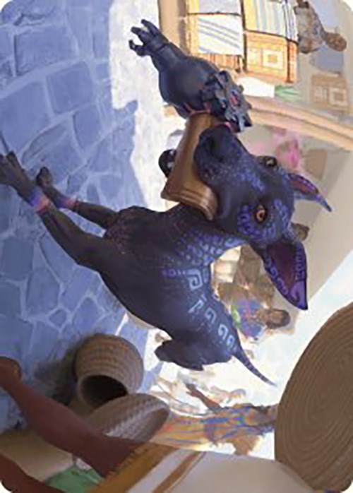 Mischievous Pup Art Card [The Lost Caverns of Ixalan Art Series] | Jomio and Rueliete's Cards and Comics