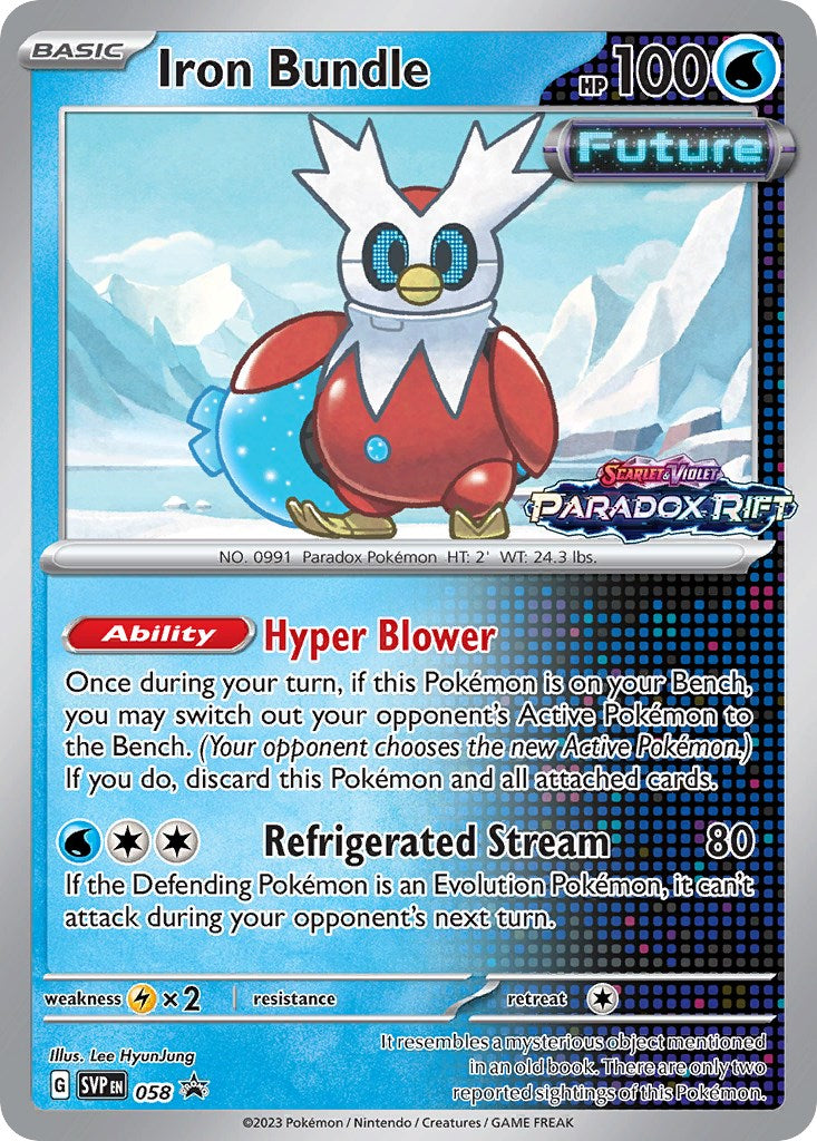 Iron Bundle (058) [Scarlet & Violet: Black Star Promos] | Jomio and Rueliete's Cards and Comics