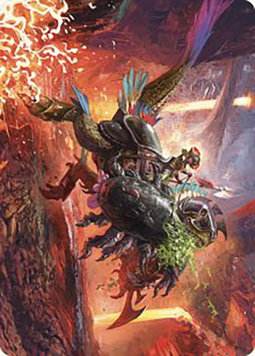 Triumphant Chomp Art Card [The Lost Caverns of Ixalan Art Series] | Jomio and Rueliete's Cards and Comics