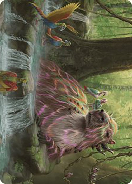 Basking Capybara Art Card [The Lost Caverns of Ixalan Art Series] | Jomio and Rueliete's Cards and Comics