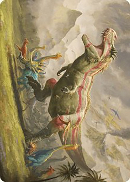 Ghalta, Stampede Tyrant Art Card [The Lost Caverns of Ixalan Art Series] | Jomio and Rueliete's Cards and Comics