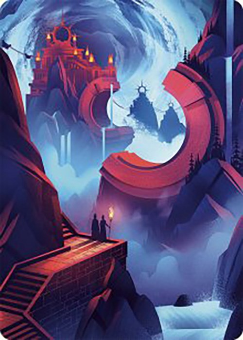 Mountain Art Card [The Lost Caverns of Ixalan Art Series] | Jomio and Rueliete's Cards and Comics
