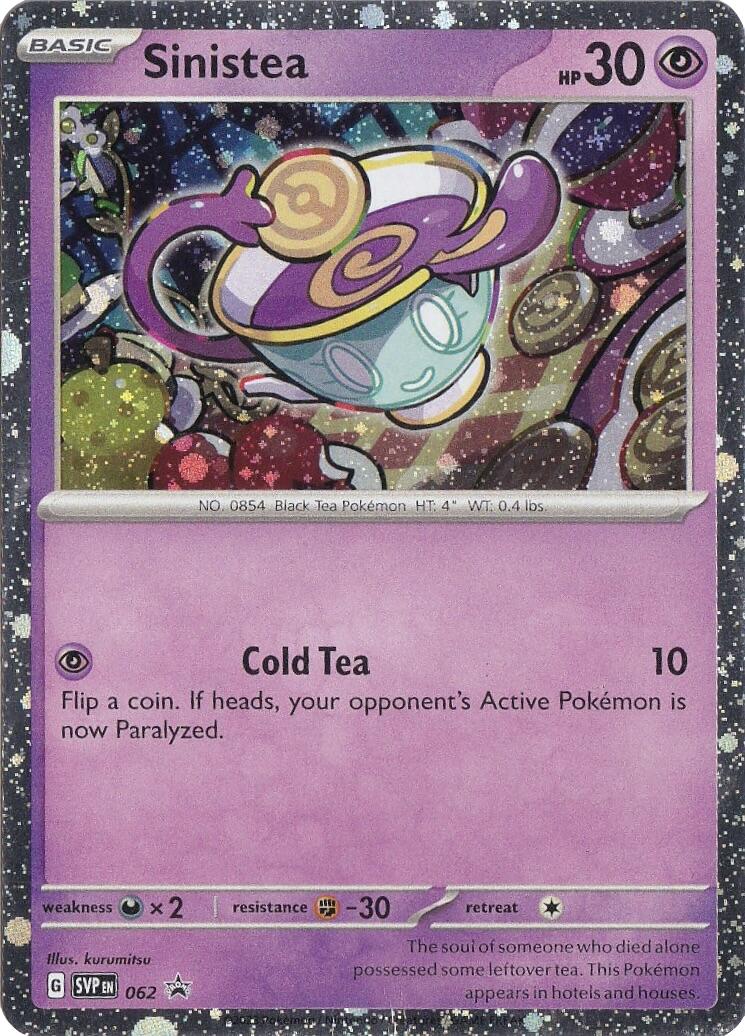 Sinistea (062) [Scarlet & Violet: Black Star Promos] | Jomio and Rueliete's Cards and Comics