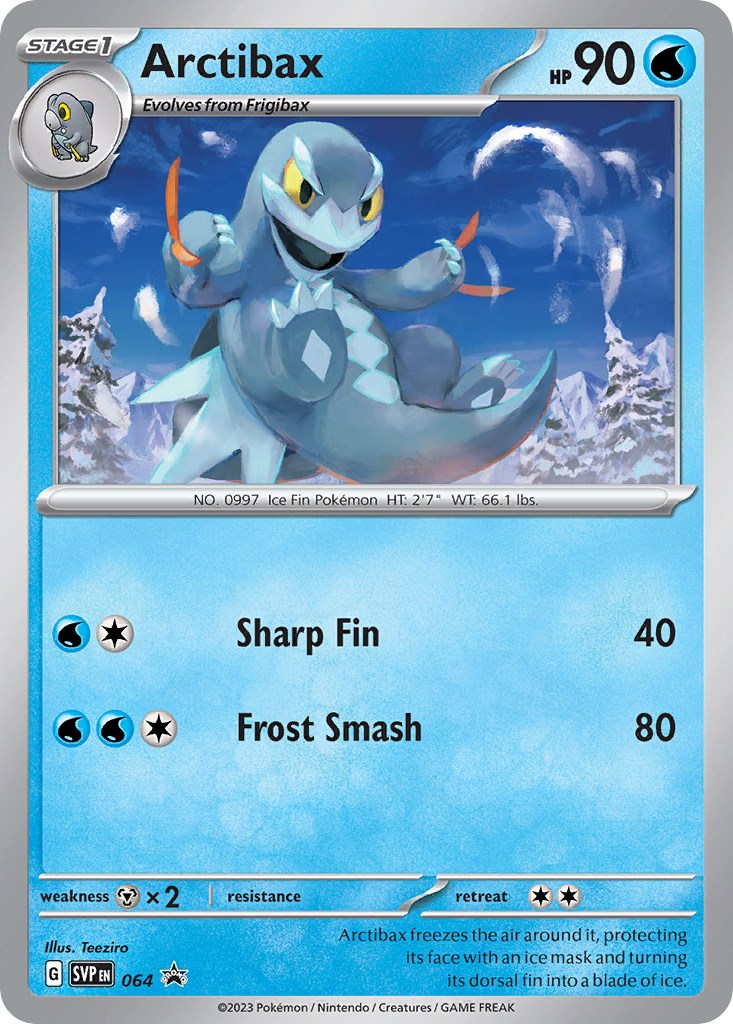 Arctibax (064) [Scarlet & Violet: Black Star Promos] | Jomio and Rueliete's Cards and Comics