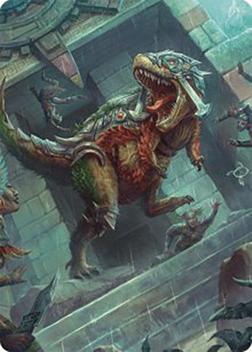 Carnage Tyrant Art Card [The Lost Caverns of Ixalan Art Series] | Jomio and Rueliete's Cards and Comics