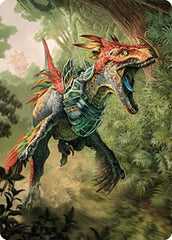 Dinosaur Token Art Card [The Lost Caverns of Ixalan Art Series] | Jomio and Rueliete's Cards and Comics